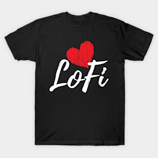 Lofi love (dark background) T-Shirt